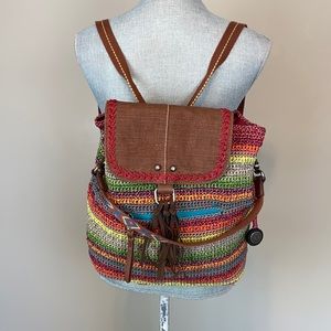 The Sak Avalon Convertible Crochet Backpack